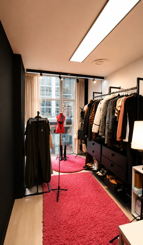 Renoir用于产品和服装展示的真实空间。